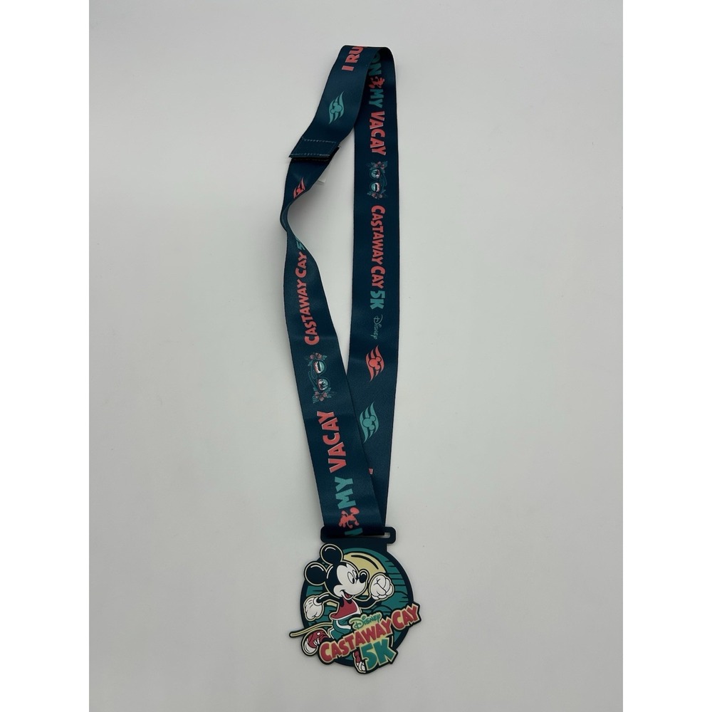 Disney Castaway Cay 5K Medal Mickey Mouse Marathon Run DCL Cruise Line